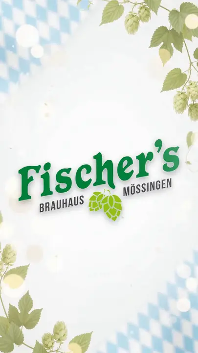 Sponsorenfolie Fischer's Brauhaus Mössingen im einheitlichen Oktoberfest-Design