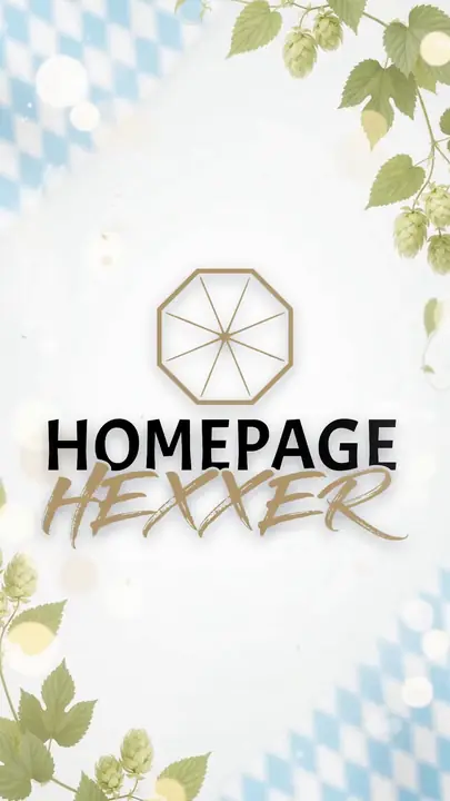 Sponsorenfolie Homepage Hexxer im einheitlichen Oktoberfest-Design