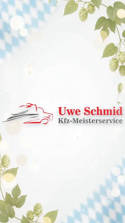 Sponsorenfolie Uwe Schmid Kfz-Meisterservice im einheitlichen Oktoberfest-Design